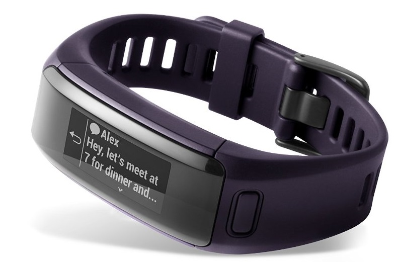 Garmin_Vivosmart_HR_Purple_Front