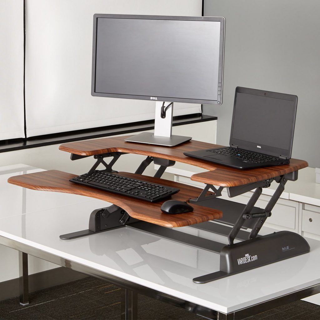VARIDESK_Height_Adjustable_Standing_desk_walnut_dark_wood