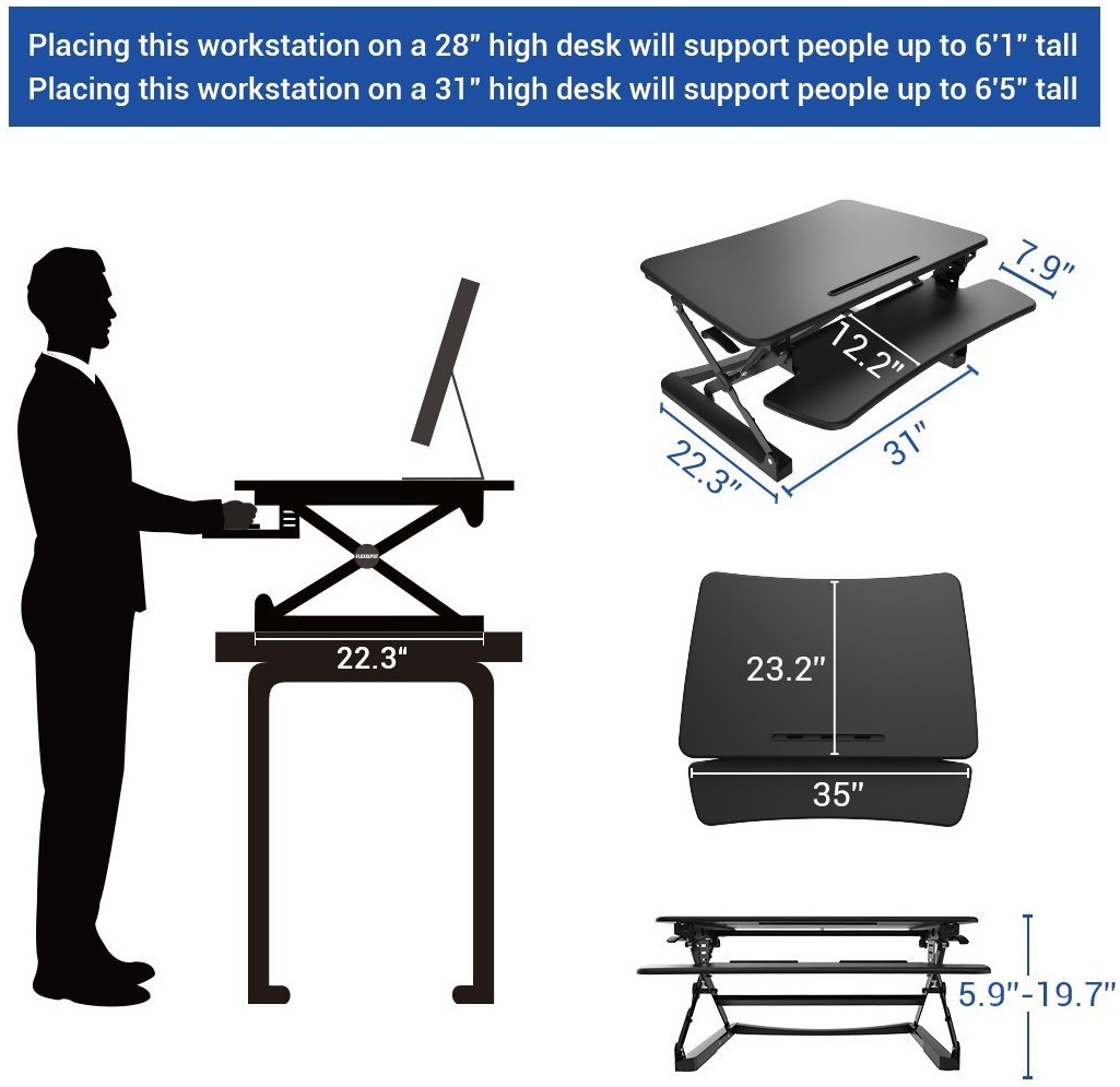 Flexispot_35_black_sit_standing_desk_height_adjustment - JAYS TECH REVIEWS