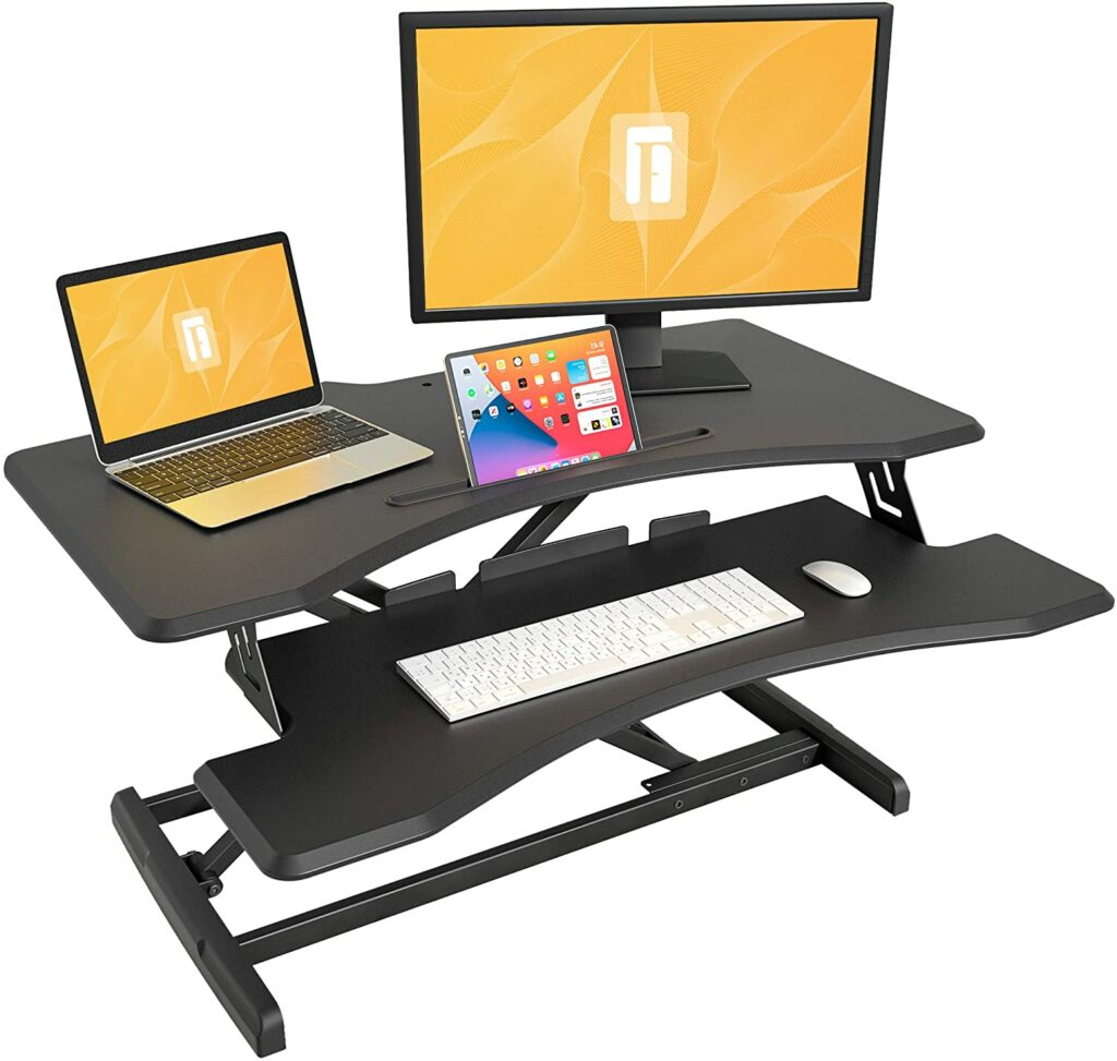 FEZIBO-Standing-Desk-Converter-best-adjustable-desk-riser