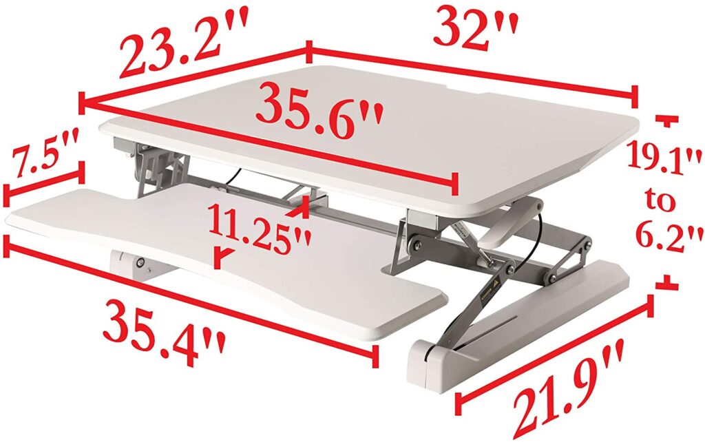 Seville-Classics-Height-Adjustable-Stand-Up-Desk-airLIFT-Workstation-specs