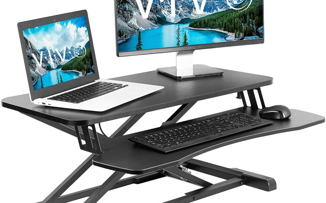 VIVOstandingdeskconverterbestadjustabledeskriser JAYS TECH REVIEWS