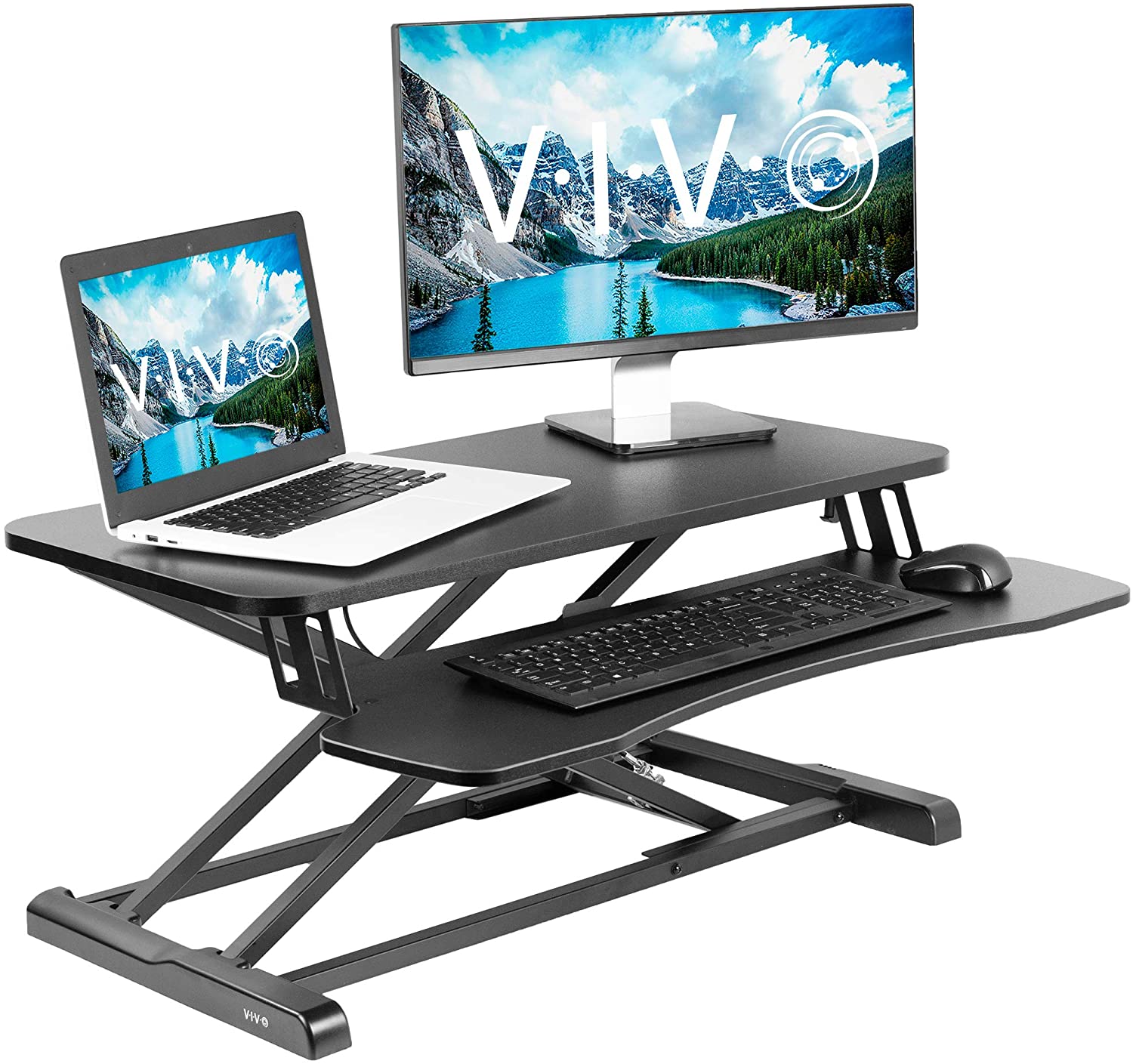 VIVO-standing-desk-converter-best-adjustable-desk-riser - JAYS TECH REVIEWS