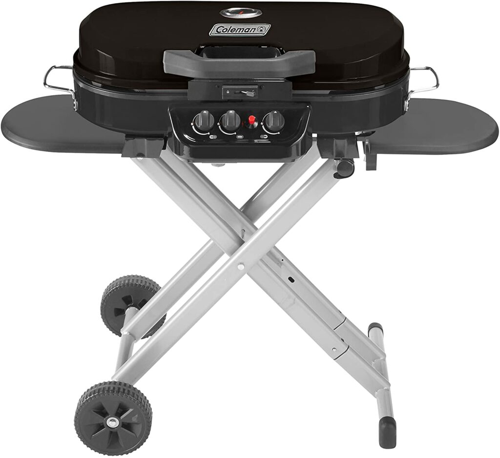 coleman-roadtrip-285-portable-stand-up-propane-grill-best-camping-gadgets-2021