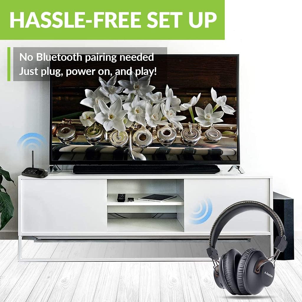 Avantree-HT5009-40Hrs-Wireless-Bluetooth-Headphones-for-TV-Watching