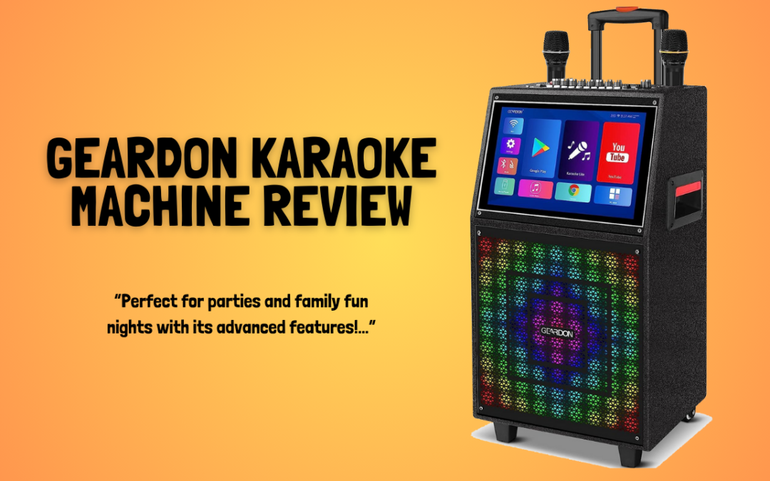 GEARDON-Karaoke-Machine-with-Lyrics-Display-Screen