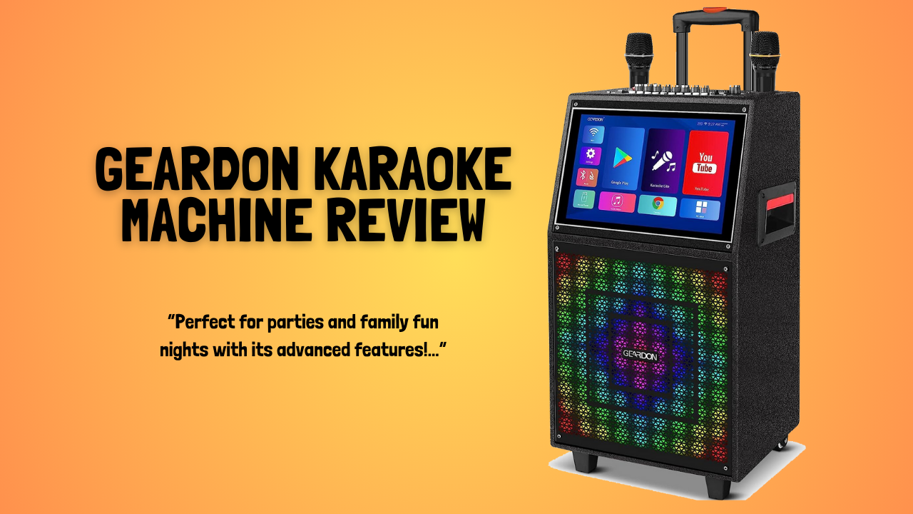 GEARDON-Karaoke-Machine-with-Lyrics-Display-Screen