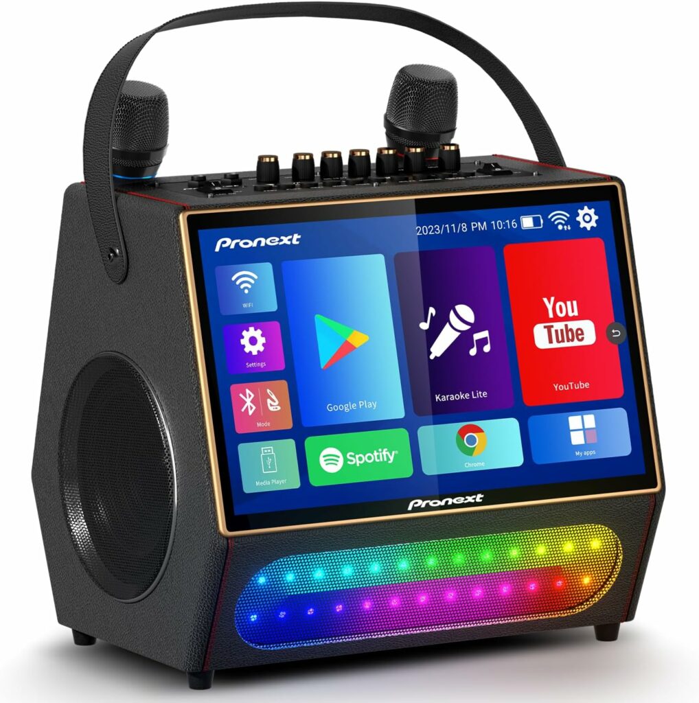 PRONEXT-Karaoke-Machine-with-Lyrics-Display