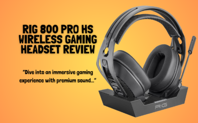 Quick Review of The RIG 800 PRO HS Wireless Gaming Headset