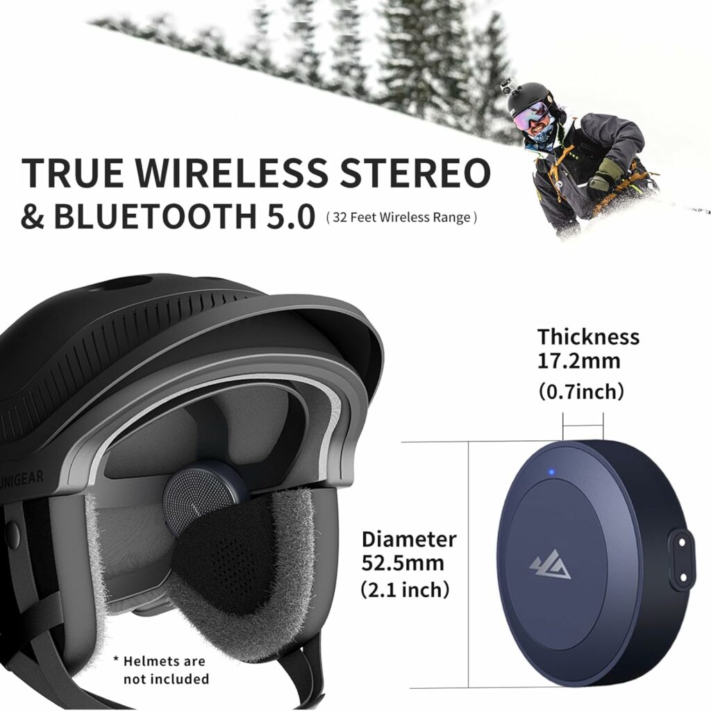 Unigear-Ski-Helmet-Speakers-True-Wireless-Stereo-Snowboard-Headphones